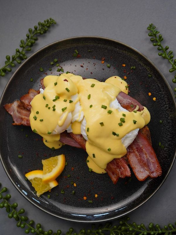Eggs Benedict Bacon